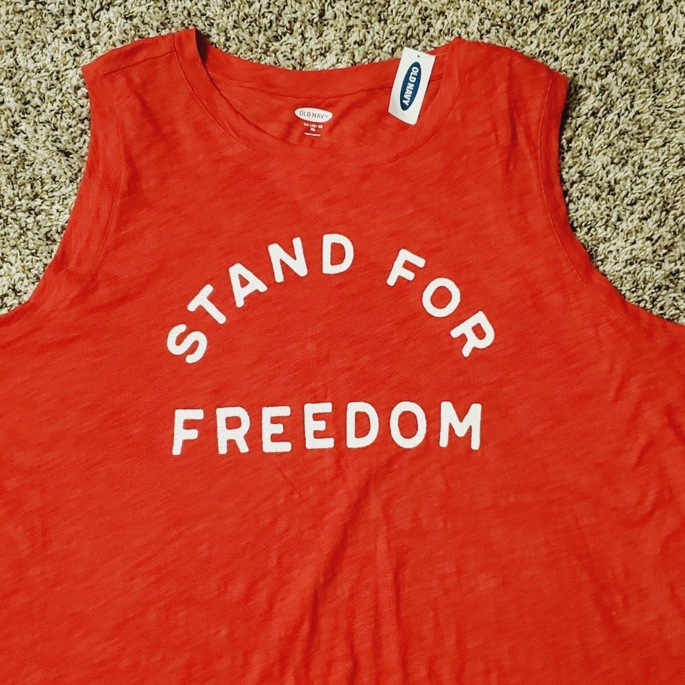 Stand For Freedom Women's XXL Tank Top